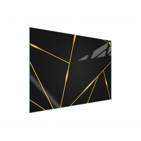 PLACA PROTECTORA DE VIDRIO PARA ESTUFA 70x52 NEGRO (1/5)