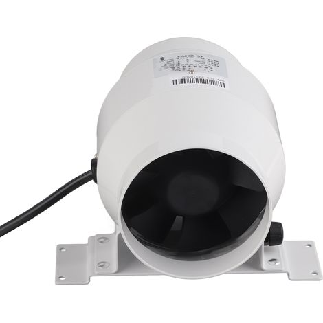 Ventilateur de conduit en ligne 4" 160 CFM pour grenier ou pignon, 220 V CA, avec variateur de vitesse réglable de 0 à 100 % (1/5)