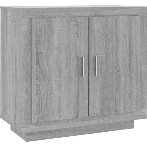 vidaXL Sideboard Grey Sonoma 80x40x75 cm Engineered Wood