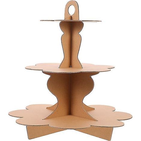 1 présentoir à gâteaux en papier kraft (1/3)