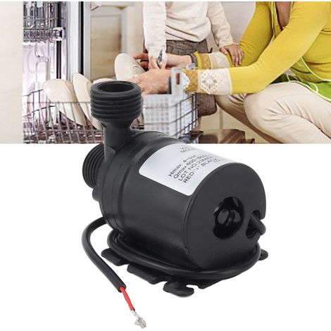 Pompe d'eau submersible Mini IP68 imperméable sans fuite silencieuse DC12V 19W avec entrée/sortie filetée pour système hydraulique (1/5)