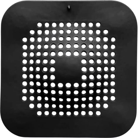 Couvercle de siphon de sol en silicone anti-obstruction pour lavabo, filtre anti-cheveux pour siphon de salle de bain, filtre d'égout (1/5)
