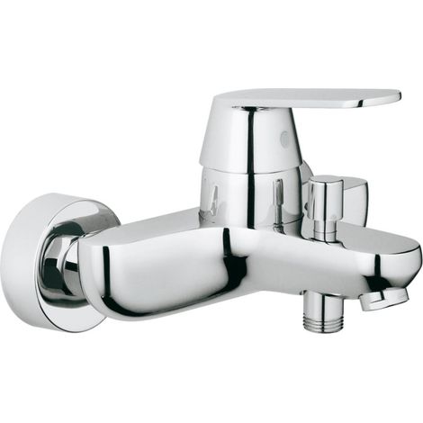 Grohe – Mitigeur de baignoire monocommande 1/2' – 32831000 – Finition chrome éclatant – Cartouche céramique 46 mm – Inverseur automatique bain/douche