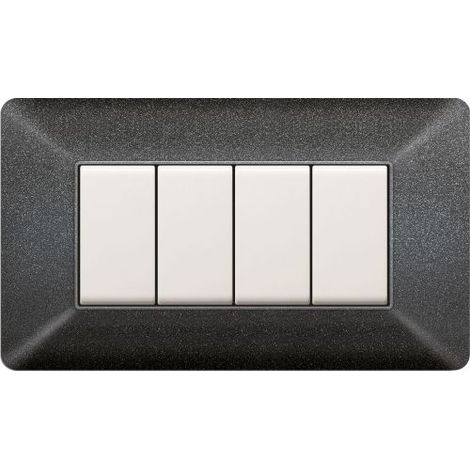 1PZ PLACCA EASY MOD. MATIX  GRIGIO NOTTE 4P
