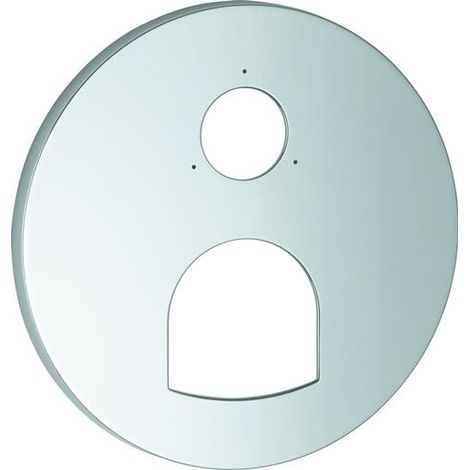 Rosette ronde 49117 pour EHM- ensembles de montage prêts chromés