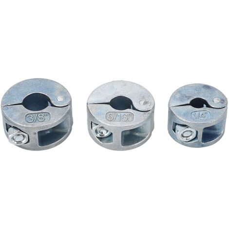 QORVA-Foret 3 pièces, colliers de butée, perçage en alliage de Zinc, anneaux d'arrêt de profondeur, avec clé hexagonale de Type ouvert (1/5)