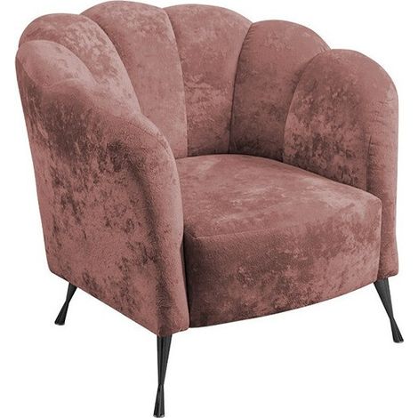 Fauteuil Providence 150, Eureka 2142, 78x87x83cm, Tissu, Pieds: Métal, 0