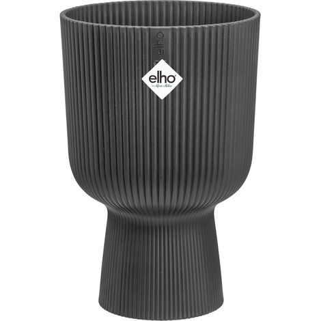Coupe Vibes Fold Anthracite Pot De Fleurs Design 14cm - Elho Bv (1/5)