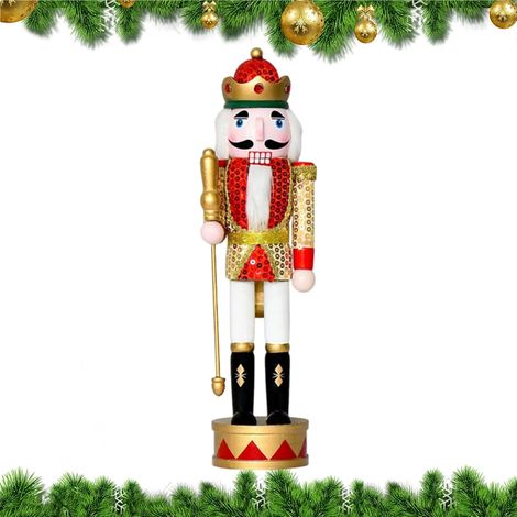 Casse-Noisettes Décorations de Noël - Soldat de Noël en Bois (1/5)