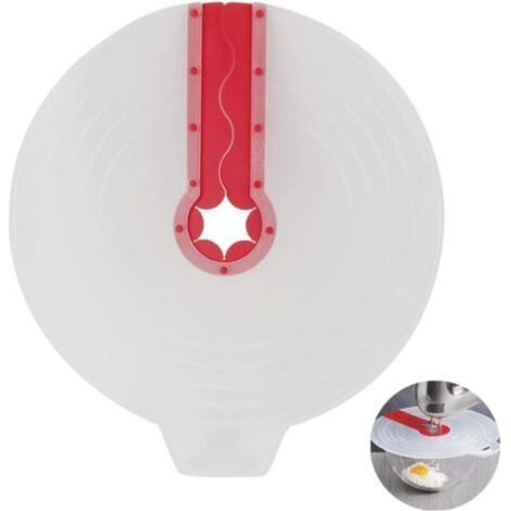 Bol mélangeur universel anti-éclaboussures en silicone avec protection anti-éclaboussures, couvercle anti-éclaboussures, empêche les éclaboussures gênantes de la pâte lors du mixage, 31 cm