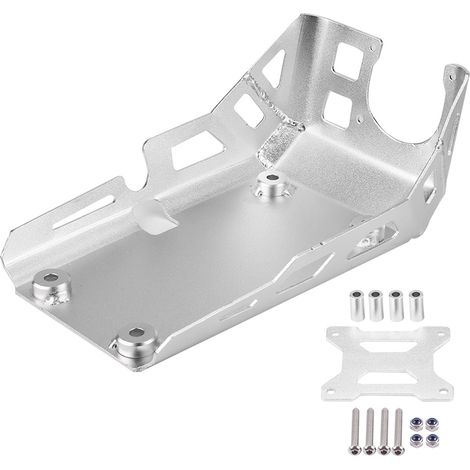 Cache de protection moteur et châssis pour BMW G310GS G310R Expedition, plaque de protection argentée (1/5)