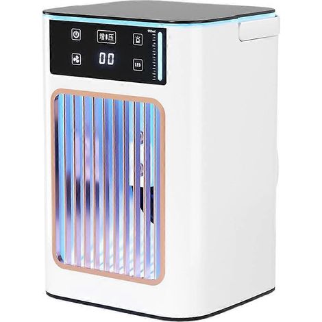 HONORNIC - Refroidisseur d'air portable USB avec réservoir d'eau de 900 ml et ventilateur de refroidissement