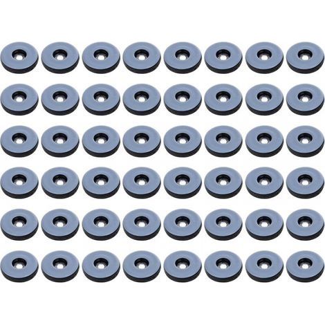 25 mm patins Meubles,Lot de 48 patins de meubles ronds en téflon,Anti-vibration Patins Glisseurs pour Meubles(Ronde) (1/5)