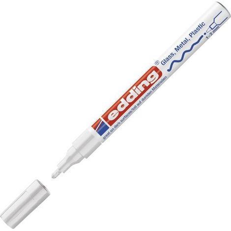 MARCADOR PERMANENTE 1-2MM 751 PLATA EDDING 751-54