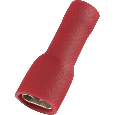 Cosse faston RS PRO, 0,5 1,5 mm2, 22 16 AWG, Isolé, Rouge