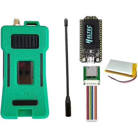 Kit Meshtastic LoRaWAN avec mise à niveau Heltec WiFi LoRa 32 V4 ESP32S3+SX1262 BLE, puissance de transmission de 28 dBm (C). (1/5)