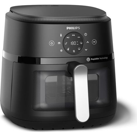 Philips 2000 series NA231/00 Friggitrice ad aria calda 6,2 L 1700 W Nero, Argento (1/2)