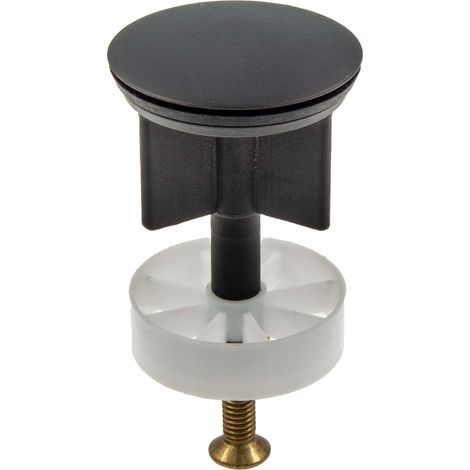 tecuro Excenterstopfen Ø 40 mm für 1 1/4 Zoll Ablaufventil - mattschwarz (1/5)