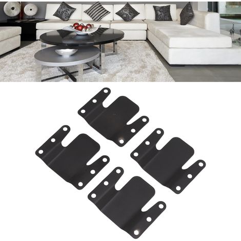 Set mit 4 Universalhalterungen für Liegemodul- und Sofaverbinder (1/5)