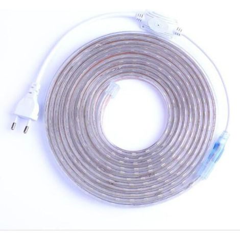 Striscia LED da 10 metri, bianco freddo 6000K – Impermeabile IP68 – SMD5050 60 LED/m – Per illuminazione interna ed esterna (1/4)