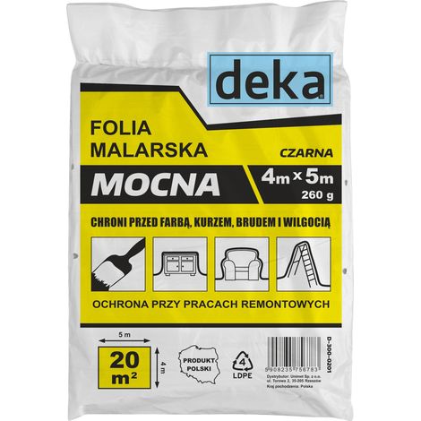 LÁMINA DE PINTURA NEGRA FUERTE 45M 300G - D-300-0201