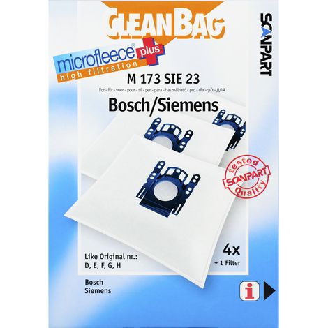 Cleanbag microfleece staubbeutel boschsiemens defgh 41 (1/5)