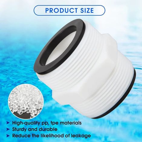 Pompe de surface pour piscine Intex Coleman compatible avec raccord de tuyau à 2 voies de 1,5 pouce avec rondelle (1/5)