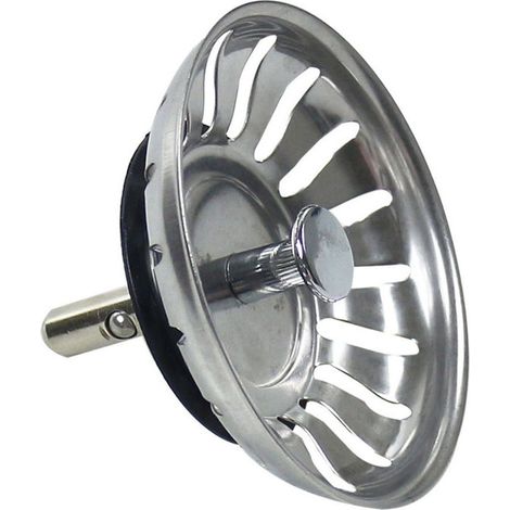 Bouchon Evier Cuisine Inox Bouchon d evier Filtre évier Cuisine Pour filtration d'évier de cuisine - Diamètre 79 mm (1/5)