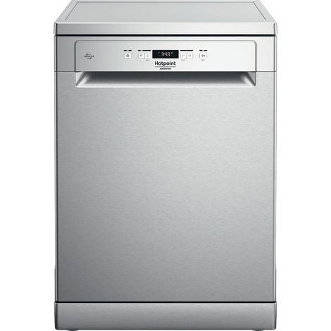 Hotpoint Ariston Lavastoviglie a libera installazione HA4FFB14BX. Posizionamento dell'apparecchio: Libera installazione, Dimensione: Dimensione massima (60 cm), Colore della porta: Acciaio inox. Nu...