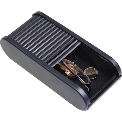 Organizer per console centrale, cassetto piccolo per auto  Custodia impermeabile per occhiali da auto  Accessori per auto, organizer per interni, porta occhiali da sole (1/5)