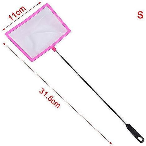 Épuisette pratique pour la pêche en extérieur ou accessoire de pêche pour aquarium, rose S (1/5)