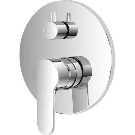 FERIDRAS MISCELATORE MONOCOMANDO DOCCIA INCASSO + DEVIATORE CROMATO SERIE IRIS