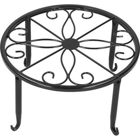 Support de Plantes en Fer Forgé pour Intérieur et Extérieur, Décor de Salon (1/5)