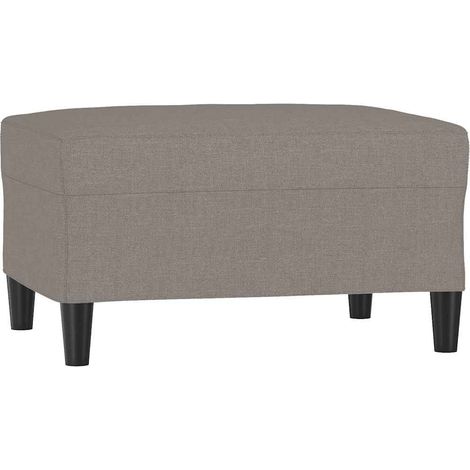 Repose-pied Taupe 70x55x41 cm Tissu vidaXL