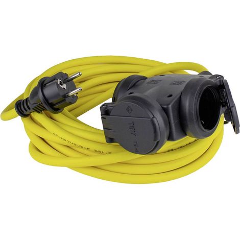 AS Schwabe 61459 Alimentazione Prolunga 16 A Giallo 25 m AT-N07V3V3-F 3G 2,5 mm²