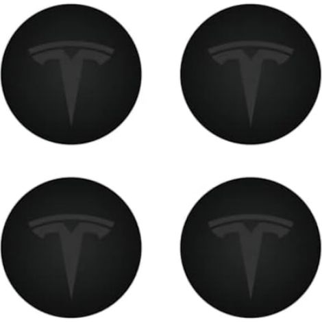 HOXILEELEO - Lot de 4 enjoliveurs pour Tesla Model 3 Y Tesla Accesso 56 mm