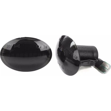 Kit Freccia Laterale a Led Side Marker Dinamica Lente Fume Fiat 500 500C 500L Lancia Lybra Ypsilon Ford KA RU8 (1/3)