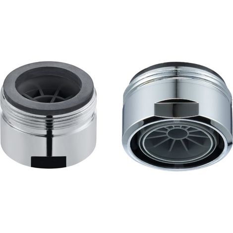 Schläfer 1800016 Aeratore Universale NEOSTRAHL adatto per Rubinetto Bassa Pressione del Bagno e Cucina con Rompigetto Miscelatore e Filetto Esterno M24X1 1 Pz. (1/5)
