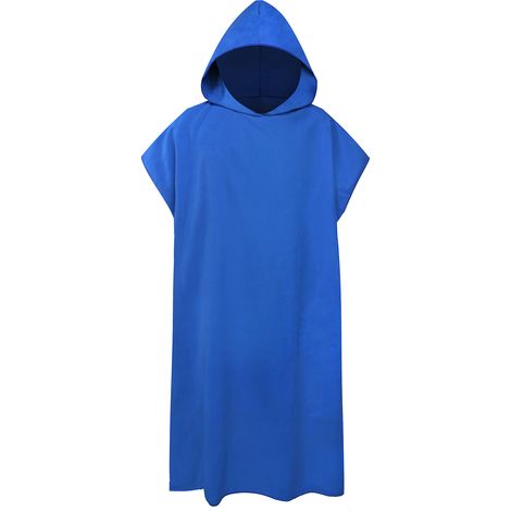 Poncho de Surf, serviette à langer avec capuche, couverture de plage en microfibre, combinaison de bain pour adultes (1/5)