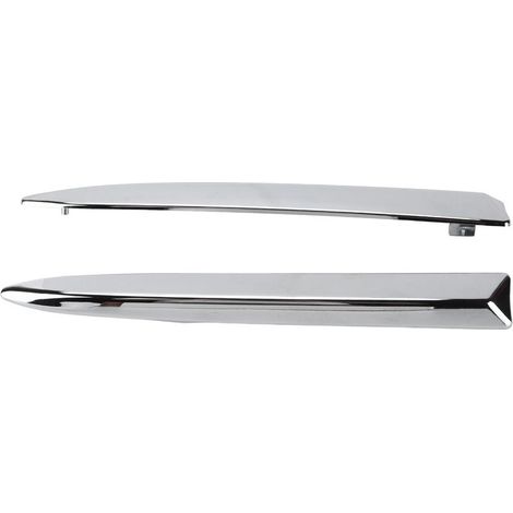 Trim chrome-plated of molding superior of bumper before of car, replacement 735455041 for FIAT 500 20072015 (1/5)