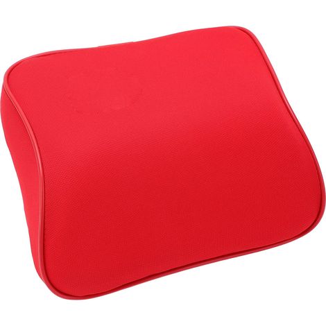 Coussin d'appui-tête voiture en mousse à mémoire de forme, rouge, soutien cervical confortable, universel, adaptable à tous sièges auto (1/5)