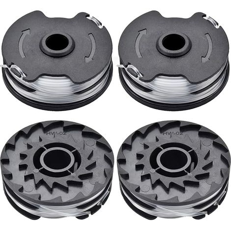 ANBOO 4pcs Bobine Fil Coupe Bordure Parkside, Compatible Avec PRTA 20-Li B2/C3, PRT 300/550 A1/A3, IAN351753 TLP-01, Pièce Détachée Débroussailleuse, 1,6mm Pour Parkside (Lidl) Outils (4 Bobines) (1/5)