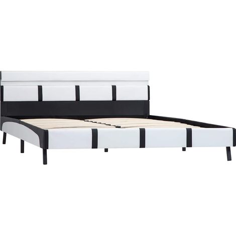 Maison Exclusive - Giroletto con LED Bianco in Similpelle 160x200 cm (1/5)