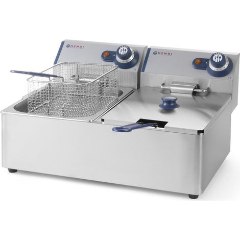 Friggitrice doppia Blue Line 230V 2x3300W 2x6L (1/5)