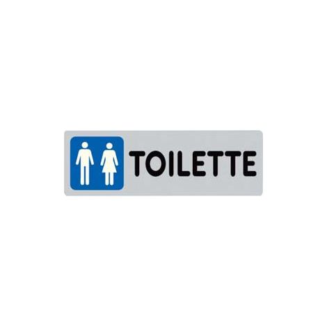 TARGHETTA ADESIVA TOILETTE UOMO/DONNA- - cm.15x5h. - 10 pezzi