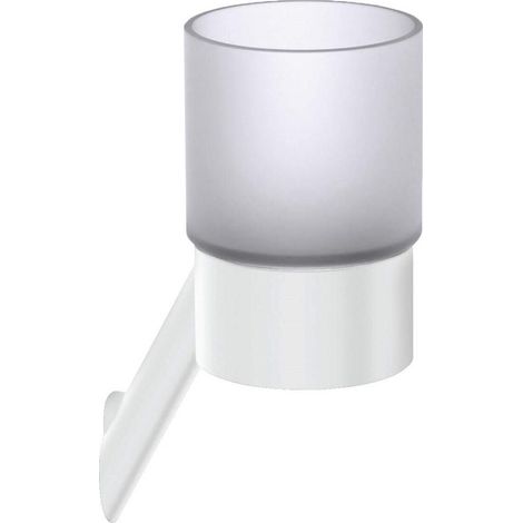 Deante Bicchiere da Parete Bianco Classico e Senza Tempo