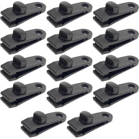 30 pinces pour bâche, 10 pinces pour bâche, 10 sangles élastiques pour tente, 10 mousquetons, pinces pour bâche, pinces pour tente, pince pour bâche (1/4)