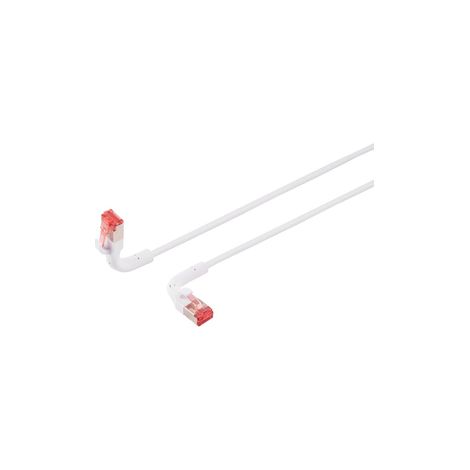 Cavo Lanview LV-6AFTP-flex-ANG-01W CAT6A U/FTP da 1 m, bianco. (1/5)