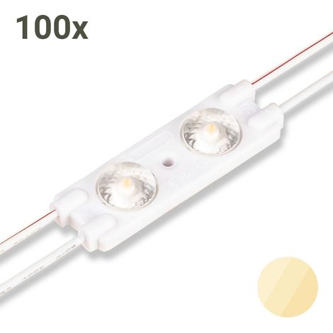 LED Modul 2700K 1W 175° 12V IP67 (100 Stück VPE)