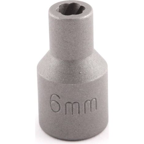 Douille à choc hélicoïdale ø6mm L.32mm 1/4" Cr-Mo - SA 8075 - CLAS Equipements